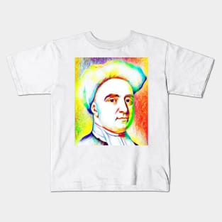 George Berkeley Colourful Portrait | George Berkeley Artwork 11 Kids T-Shirt